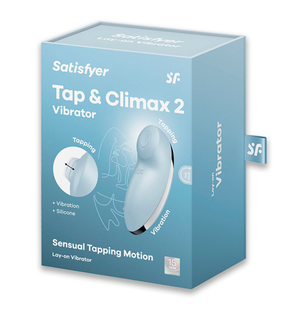 Вібратор Satisfyer Tap & Climax 2 Blue