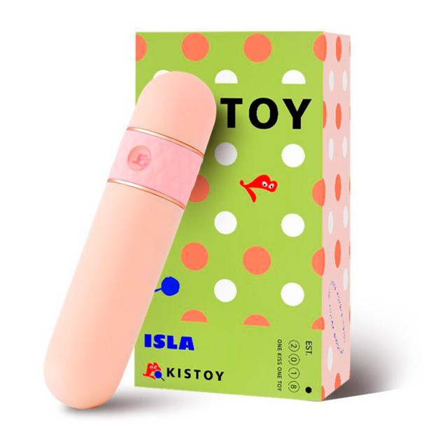 Вакуумный вибратор KisToy ISLA Pink