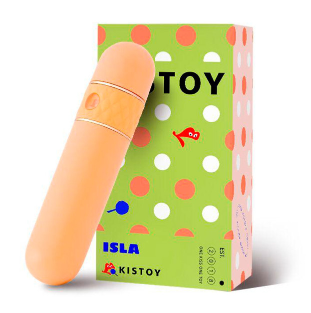 Вакуумный вибратор KisToy ISLA Orange