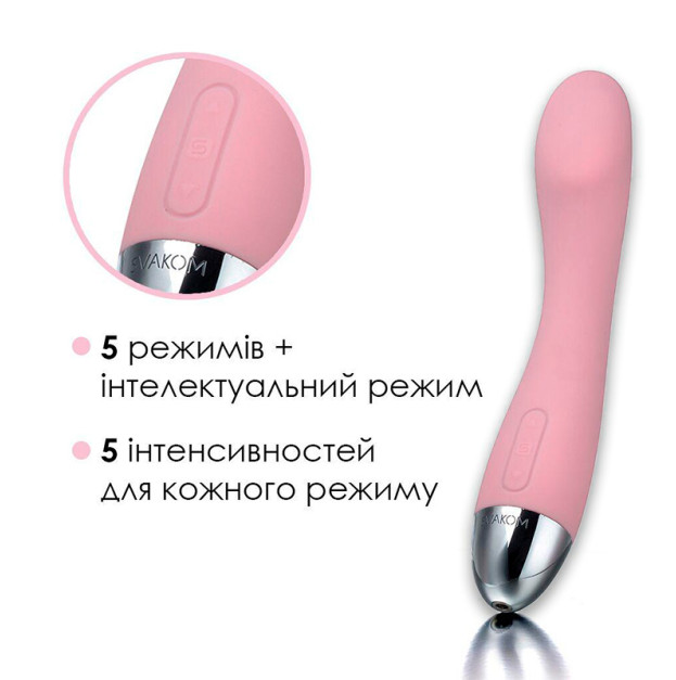 Вибратор Svakom Amy Pale Pink