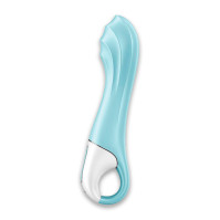 Надувний вібратор точки G Satisfyer Air Pump Vibrator 5 Plus Blue
