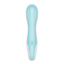 Надувний вібратор точки G Satisfyer Air Pump Vibrator 5 Plus Blue