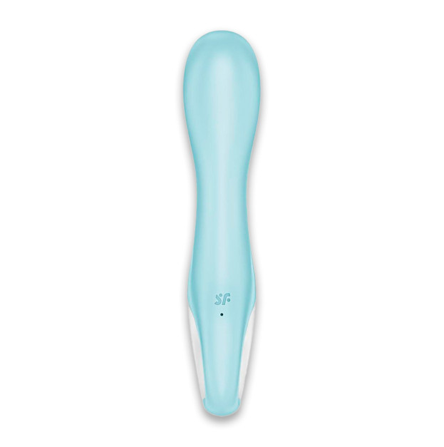 Надувний вібратор точки G Satisfyer Air Pump Vibrator 5 Plus Blue