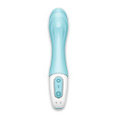 Надувний вібратор точки G Satisfyer Air Pump Vibrator 5 Plus Blue