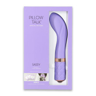 Вібратор PILLOW TALK Special Edition Sassy Purple з кристалом Swarovski