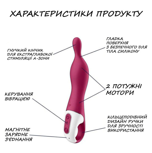Вібратор Satisfyer A-Mazing 1 Berry