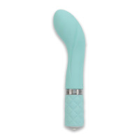 Вібратор PILLOW TALK Sassy Teal з кристалом Swarovski