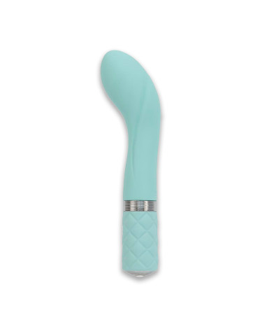 Вібратор PILLOW TALK Sassy Teal з кристалом Swarovski