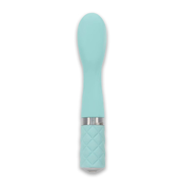 Вібратор PILLOW TALK Sassy Teal з кристалом Swarovski
