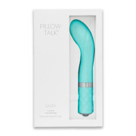Вібратор PILLOW TALK Sassy Teal з кристалом Swarovski
