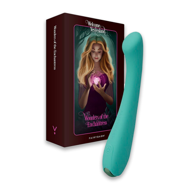 Вібратор FairyGasm MerryWand green