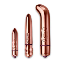 Rocks Off Rose Gold Vibrator Set