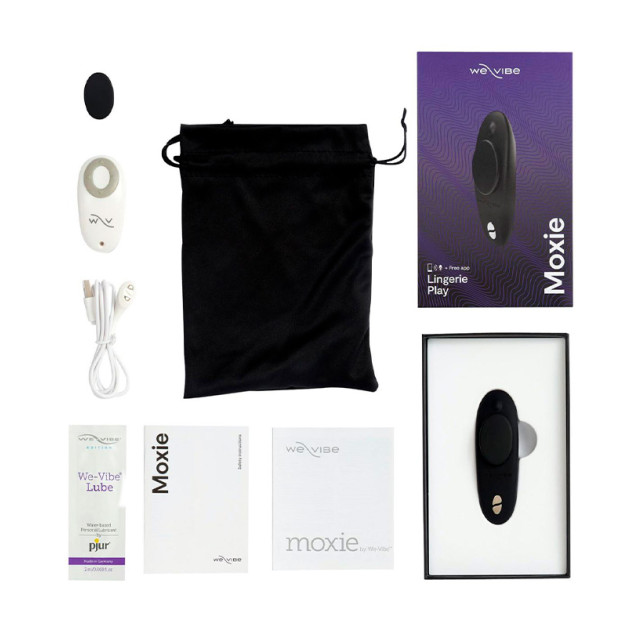 Вибратор в трусики We-Vibe Moxie Satin Black