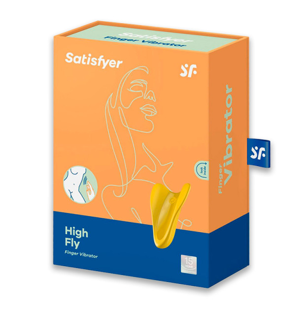 Вібратор на палець Satisfyer High Fly Yellow