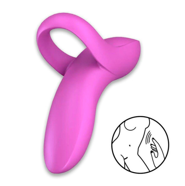 Вібратор на палець Satisfyer Bold Lover Dark Pink