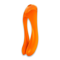 Вібратор на палець Satisfyer Candy Cane Orange