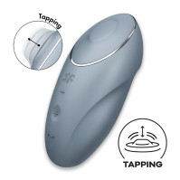 Вібратор Satisfyer Tap & Climax 1 Bluegrey