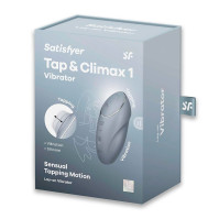 Вібратор Satisfyer Tap & Climax 1 Bluegrey
