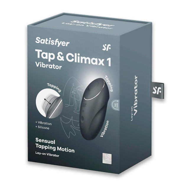Вібратор Satisfyer Tap & Climax 1 Grey