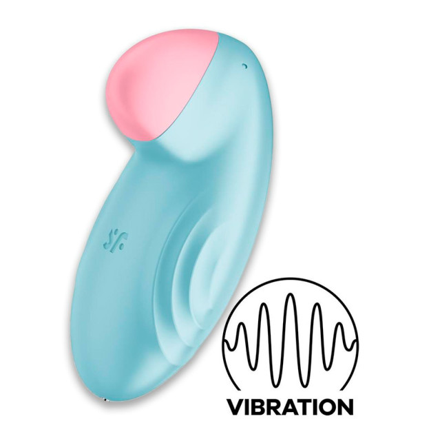 Вібратор Satisfyer Tropical Tip Light Blue