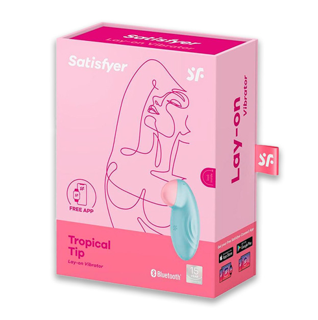 Вібратор Satisfyer Tropical Tip Light Blue