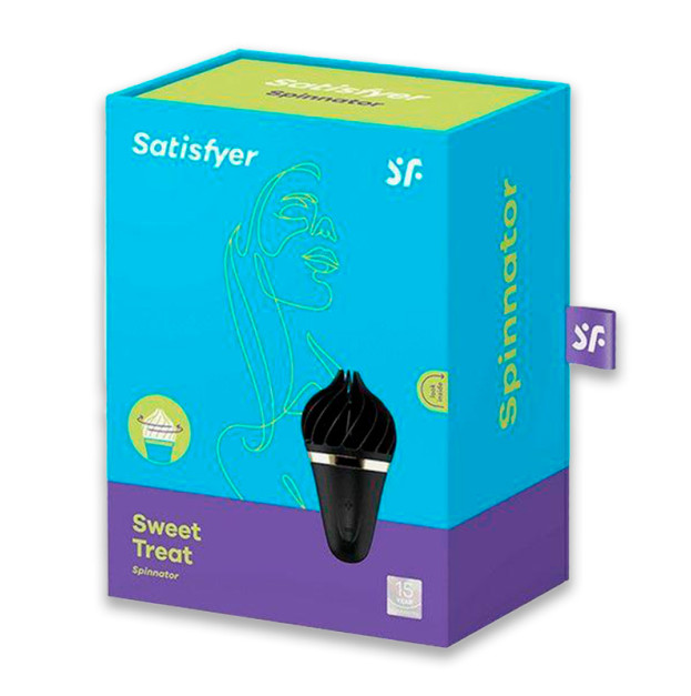 Вібратор спінатор Satisfyer Lay-On Sweet Temptation Black Gold