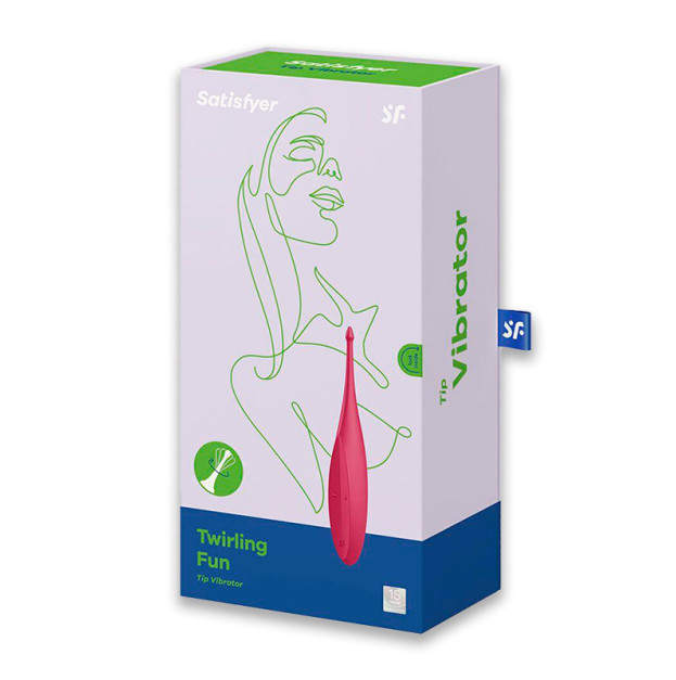 Вібратор Satisfyer Twirling Fun Poppy Red