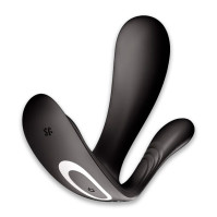 Подвійний смарт-вібратор у трусики Satisfyer Top Secret+ Black