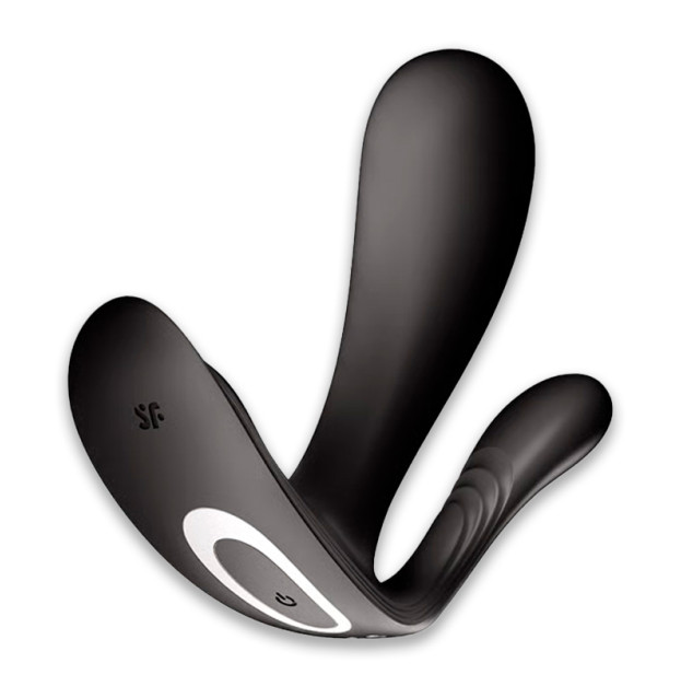 Подвійний смарт-вібратор у трусики Satisfyer Top Secret+ Black