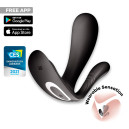 Подвійний смарт-вібратор у трусики Satisfyer Top Secret+ Black