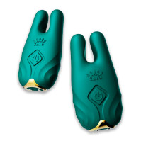 Вибратор для сосков Zalo Nave Turquoise Green