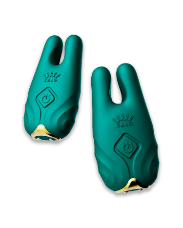 Вибратор для сосков Zalo Nave Turquoise Green