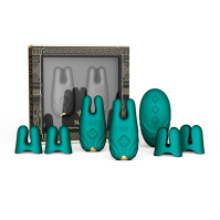 Вибратор для сосков Zalo Nave Turquoise Green