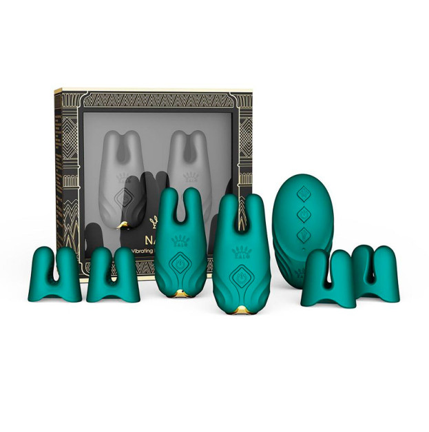 Вибратор для сосков Zalo Nave Turquoise Green