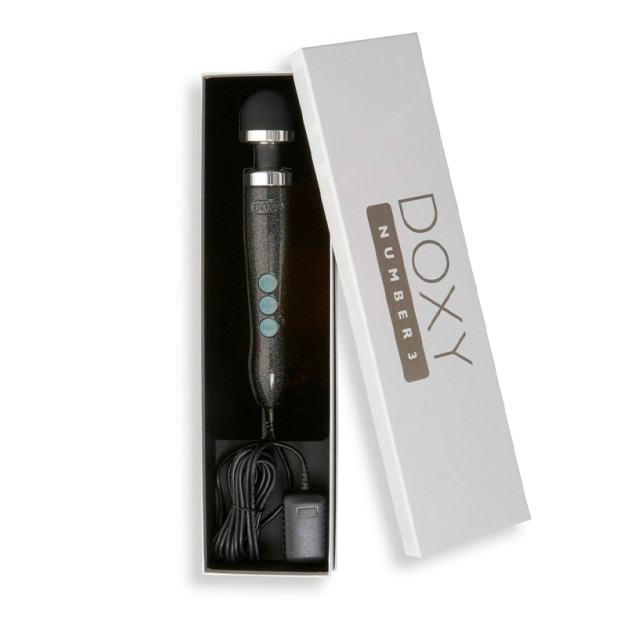 Вібромасажер DOXY Number 3 Disco Black