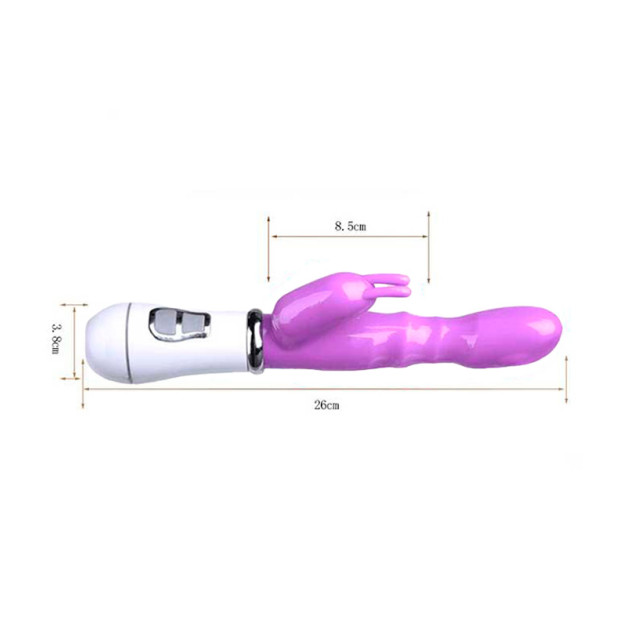 Вібратор Bunny USB фіолетовий