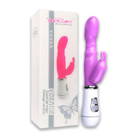 Вібратор Bunny USB фіолетовий