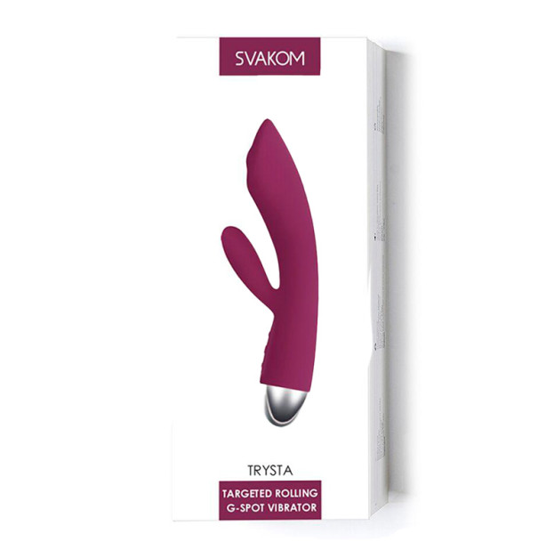 Вибратор кролик с шариками для точки G Svakom Trysta Violet