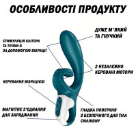 Вибратор кролик Satisfyer Hug Me Bluegrey