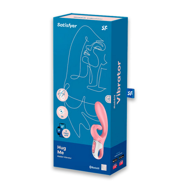 Вибратор кролик Satisfyer Hug Me Pink