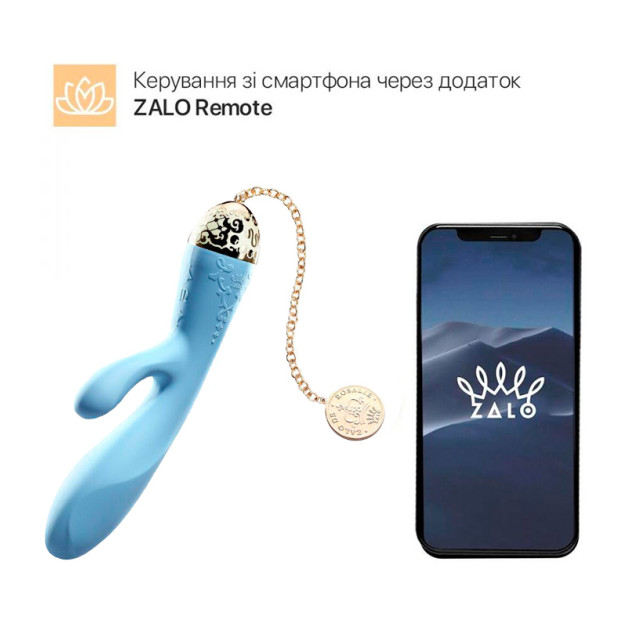 Вибратор кролик Zalo Rosalie Royal Blue