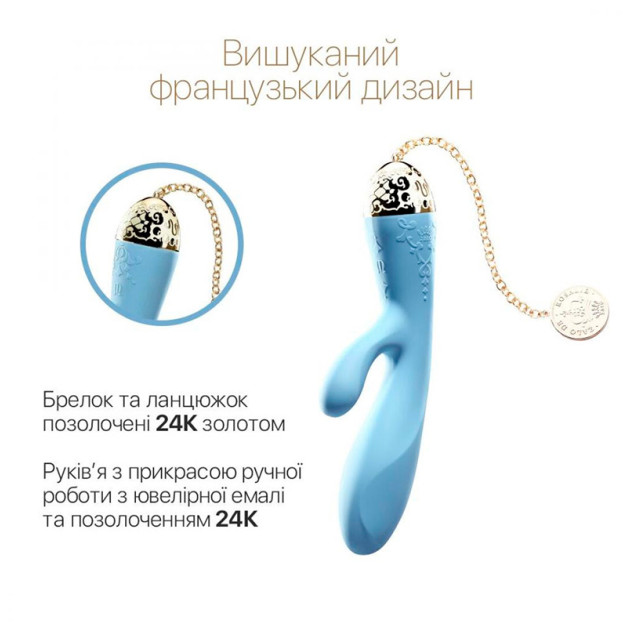 Вибратор кролик Zalo Rosalie Royal Blue