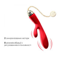 Вибратор кролик Zalo Rosalie Bright Red