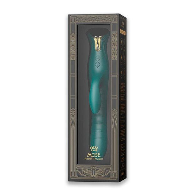 Вибратор кролик Zalo Mose Turquoise Green
