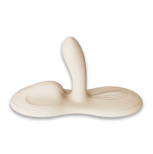 Sit-on-top смарт-вібратор Zalo Flora Smart Vibrating Pad Ivory White