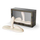 Sit-on-top смарт-вібратор Zalo Flora Smart Vibrating Pad Ivory White