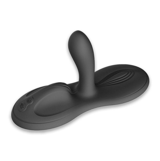 Sit-on-top смарт-вібратор Zalo Flora Smart Vibrating Pad Obsidian Black