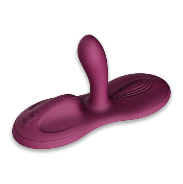 Sit-on-top смарт-вібратор Zalo Flora Smart Vibrating Pad Velvet Purple