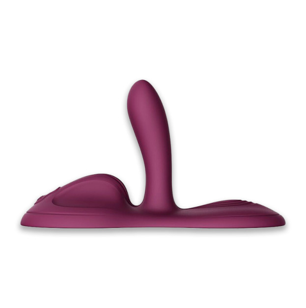 Sit-on-top смарт-вібратор Zalo Flora Smart Vibrating Pad Velvet Purple