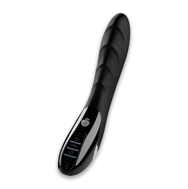 Вібратор з електростимуляцією Mystim Sizzling Simon eStim Black